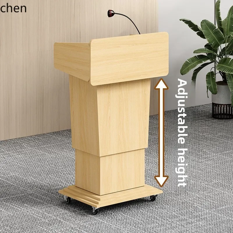 L- Adjustable Multi-Functional Lecture Podium Conference Room Studio Speaking Platform Reception Desk