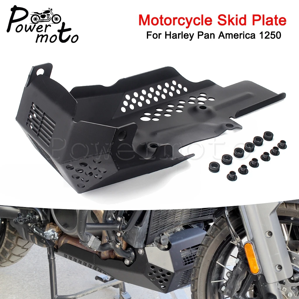 Motorcycle Lower Belly Pan Engine Chassis Skid Plate Guard Cover For Harley Pan America 1250 RA1250 Special RA1250S 2021-2023