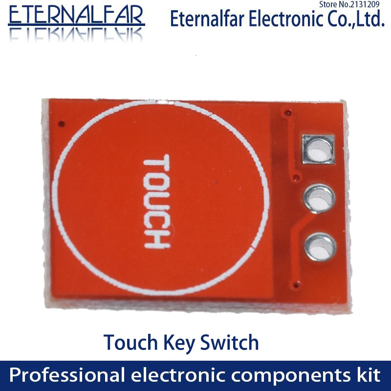 TTP223 Touch Key Switch Module One-way Touch Button Capacitive Switches Self-Locking/No-Locking Capacitive Touch Switches PCB