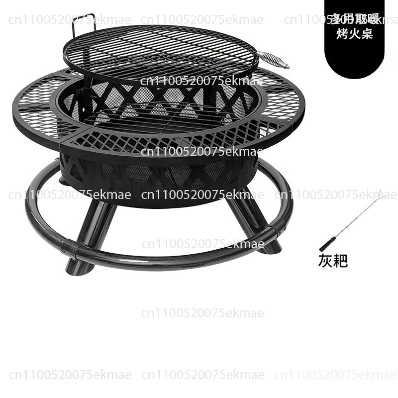 Outdoor Courtyard Barbecue Rack, Home Fire Pit, Stove Gathering For Tea Brewing, Firewood Charcoal Heating Stove