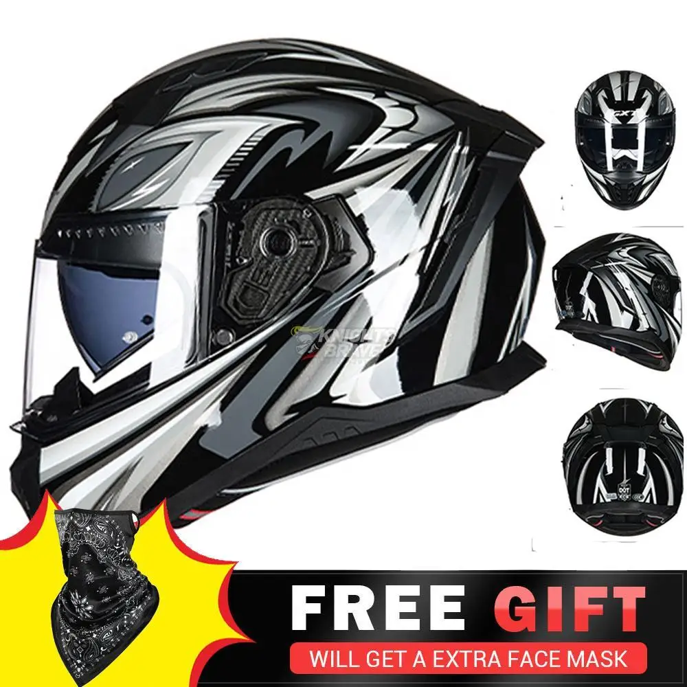 

GXT ECE Approval Helmet Motorcycle Full Face Motorcycle Helmet Accesorios Para Moto Men Casco Moto Motorbike Motocross Helmet