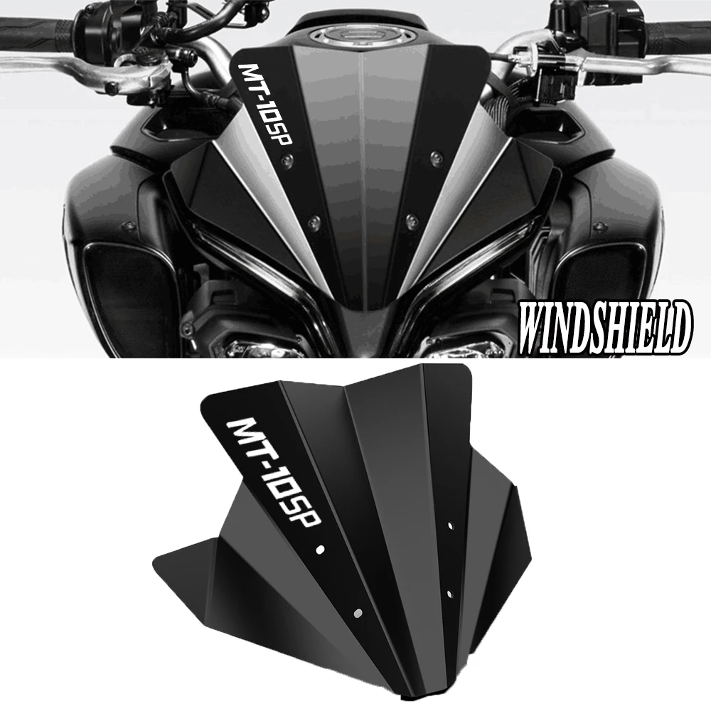 

MT10 SP For Yamaha MT-10 SP MT-10SP Aluminum Windshield Fairing Wind screen Decorate Deflector Accessories 2022 2023 2024