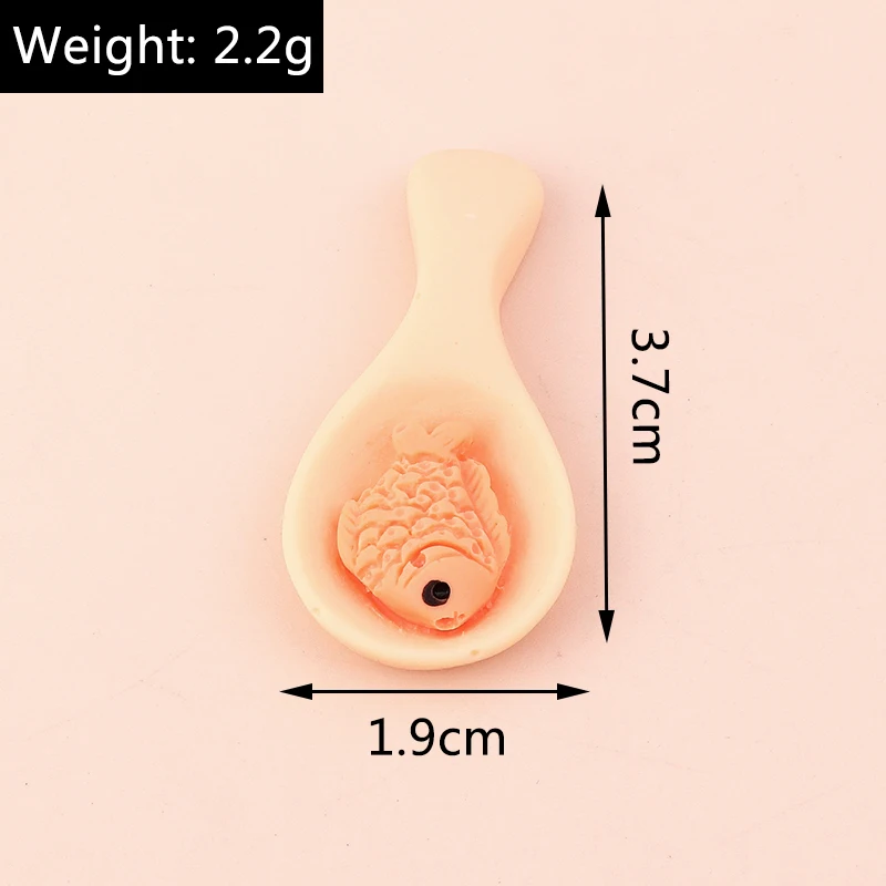 Leslie 10 Stück süße 3D Mini Lebensmittel Harz Eistüte Charms Anhänger für DIY Schmuckherstellung Zubehör Ohrring Halskette Handwerk – Detail 14
