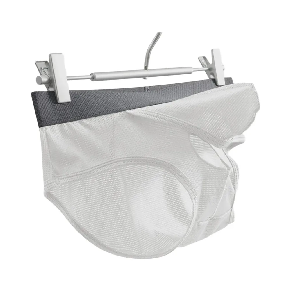 Man Separation U Bulge Pouch Front Open Underpants Quick Drying Thin Panties Breathable Ice Silk Intimate Underpants