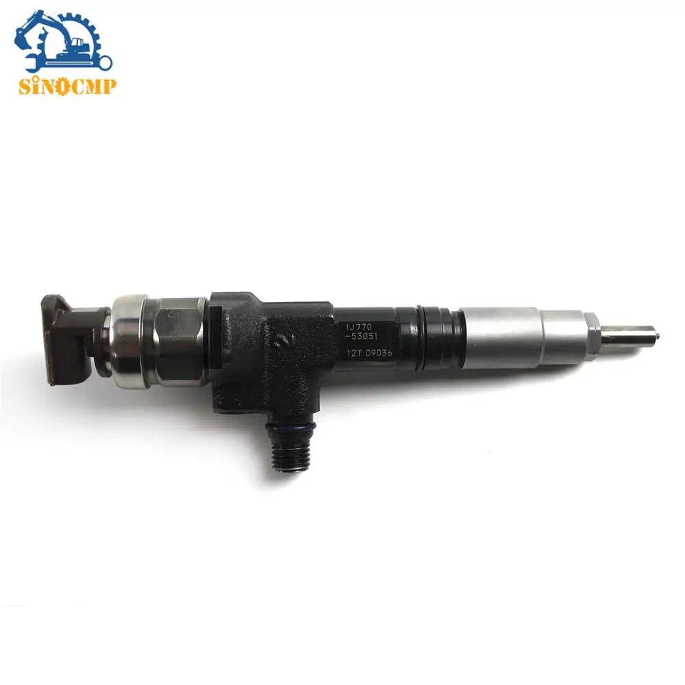 1x Fuel Injector for Kubota KX080-4 M4-071HDC12 V3307 Tier 4 Engine 295050-1320 1J770-53050 1J770-53051 295050-1980 1J770-53070