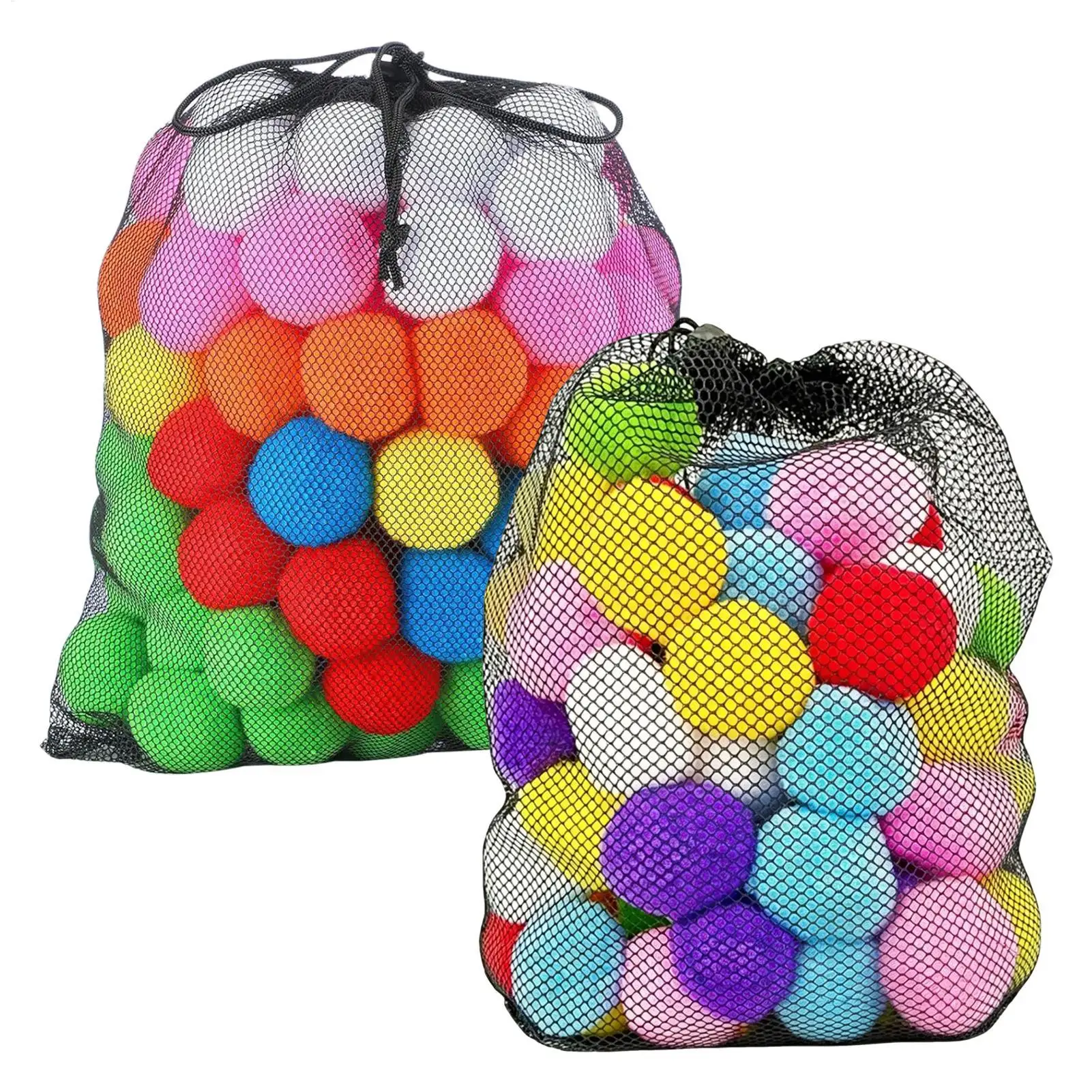 7/8 Colors 60pcs Water Soaker Balls Reusable Sponge Water Balloons Cotton Splash Toys for Pool Beach Summer Swimming Games Toy