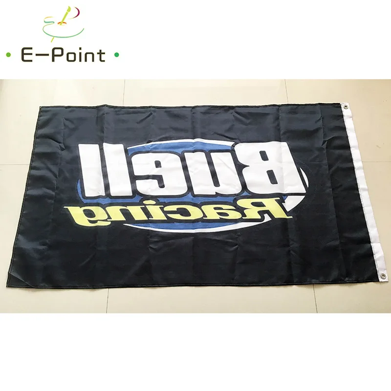 Buell Racing Flag 3ft*5ft (90*150cm) Size Christmas Decorations for Home Flag Banner Indoor Outdoor Decor HYK023