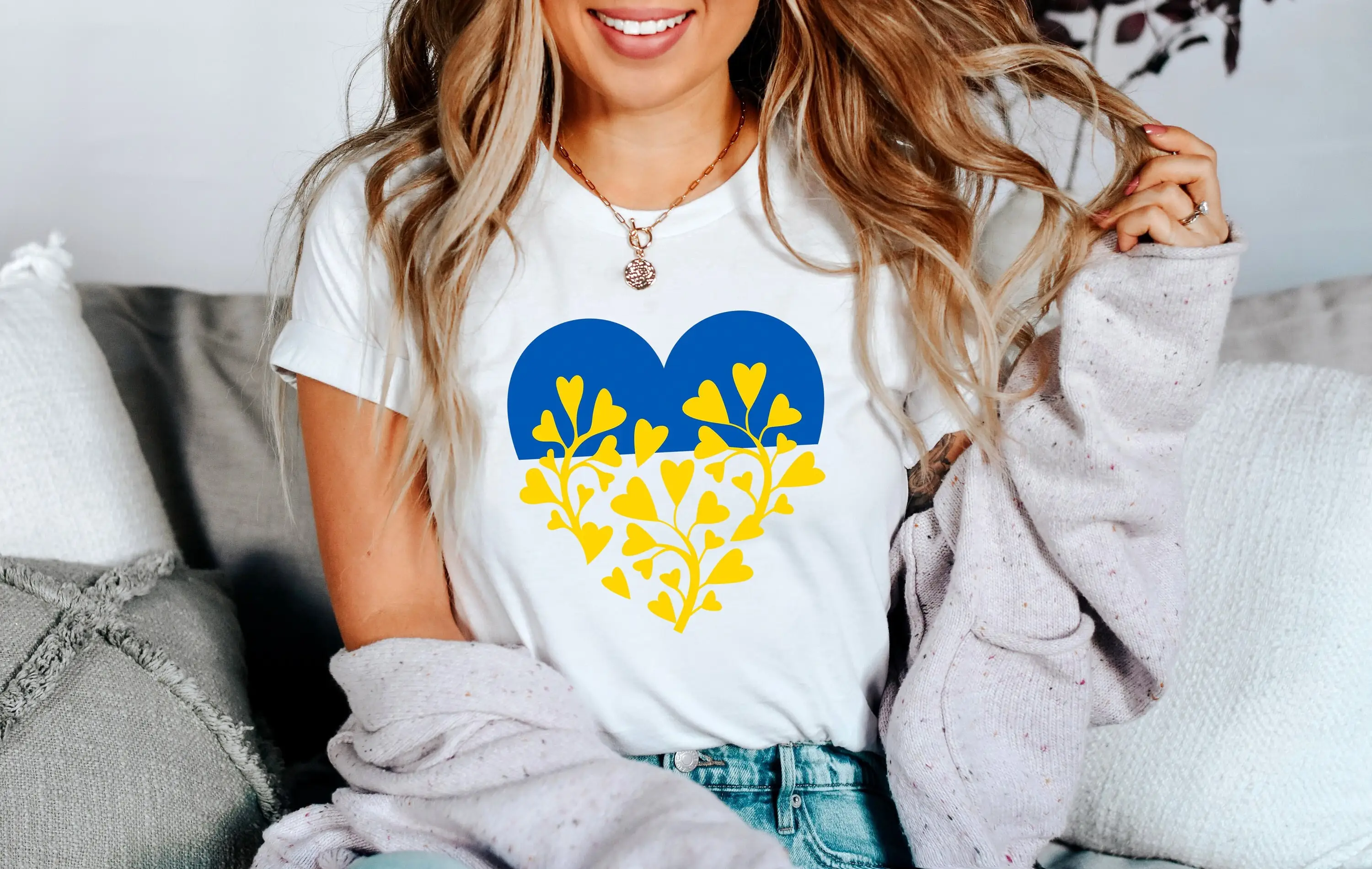 

Ukraine Heart Shirt - Peace Ukraine Shirt - Patriotic Tee Shirt - Ukrainian Tee Shirt - Ukraine Pride Gift - Ukraine Freedom Tee