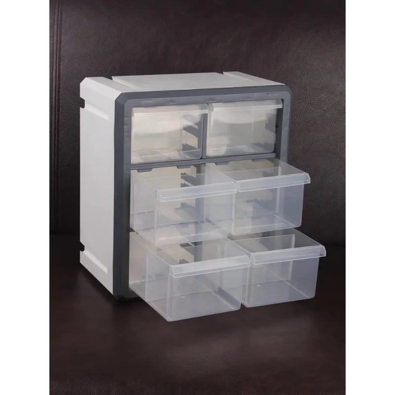 Desktop Storage Box Girl Cosmetics and Jewelry Perfume Counter Multi-Grid Parts