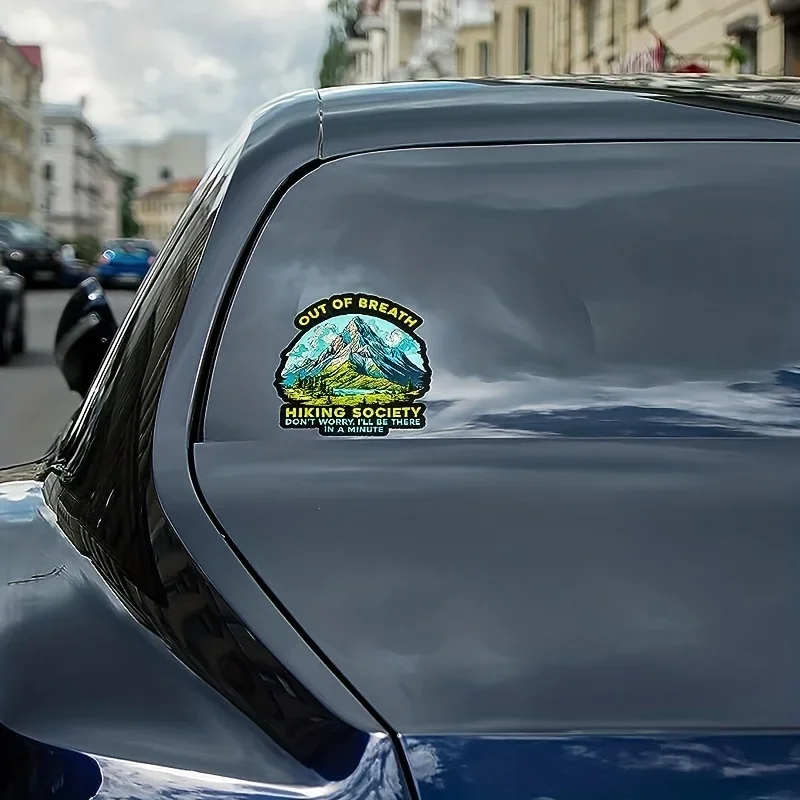 

1/2/3 шт. Забавная наклейка с изображением походного клуба, водонепроницаемая виниловая наклейка, милый декор в стиле аутдор для автомобиля, ноутбука, бутылки
