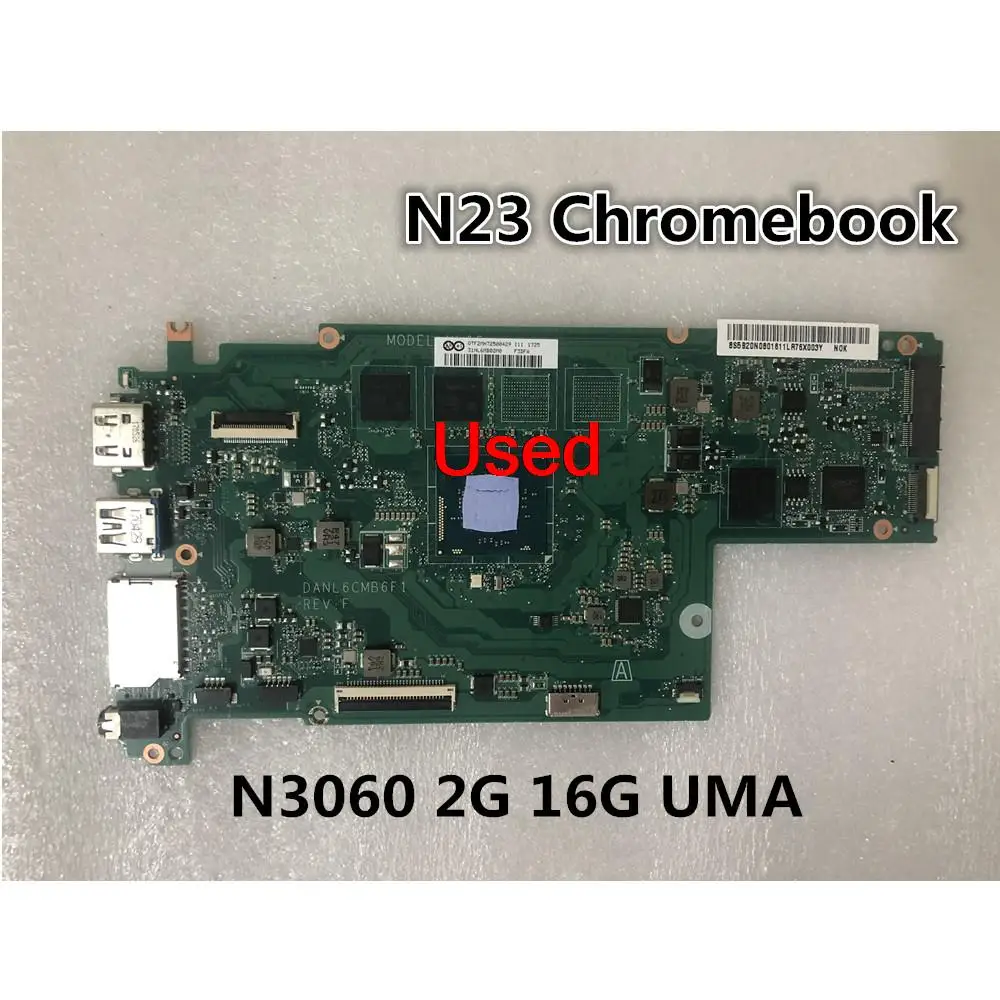 

Used For Lenovo Ideapad N23 Chromebook Laptop Motherboard CPU N3060 2G 16G UMA FRU 5B20N08016 5B20L25527