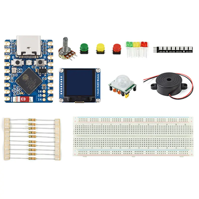 

Набор для начинающих ESP32-S3/C6/C3 Zero: обучение Arduino, MicroPython, IDF