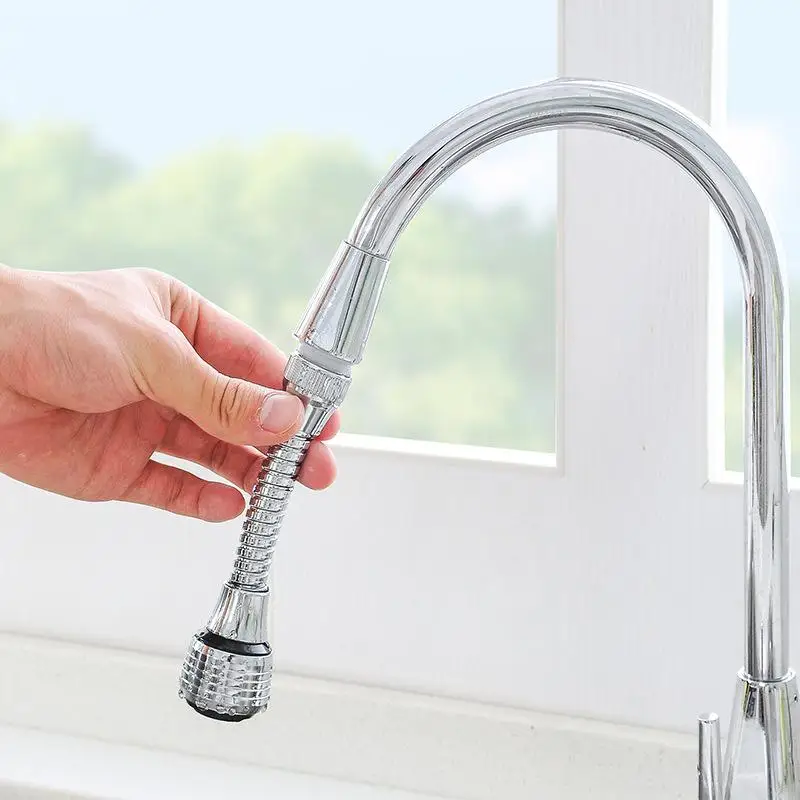 Hot Faucet Sprayer Extension Faucet Sprayer Extension Device With 360 Degree Rotation Kitchen Sink Aerator Extender Tap Lengthen