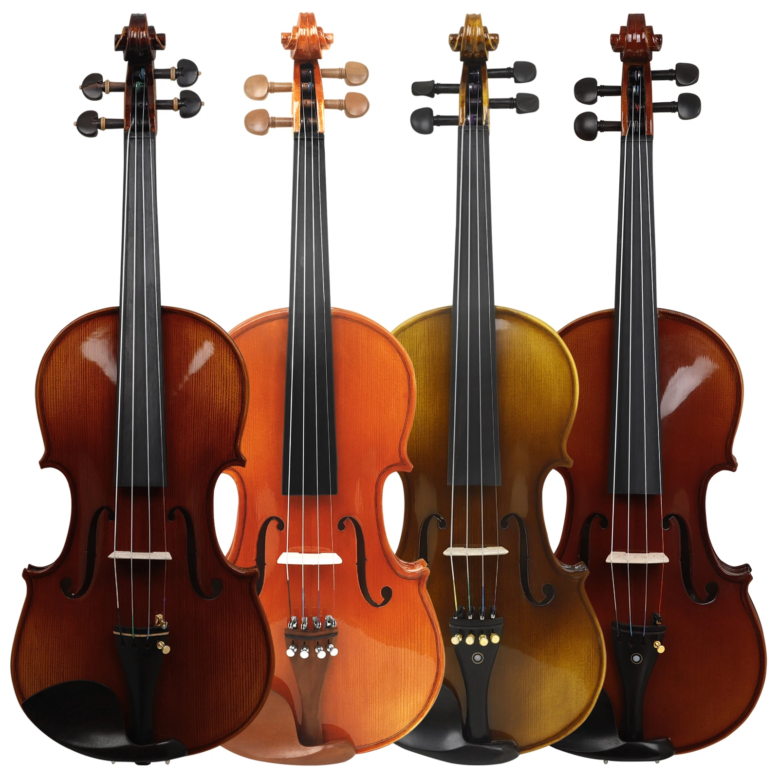 IRIN 4/4 Acoustic Violin High-Quality Spruce Solid Wood Violin Fiddle with Case Bow Strings Shoulder Rest Violin Accessories