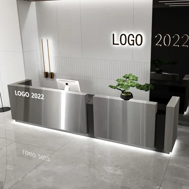 For Organizers Shop Reception Desk Podium Simple Modern Reception Desk Supermarket Minimalist Mostrador Entrance Hall Furniture