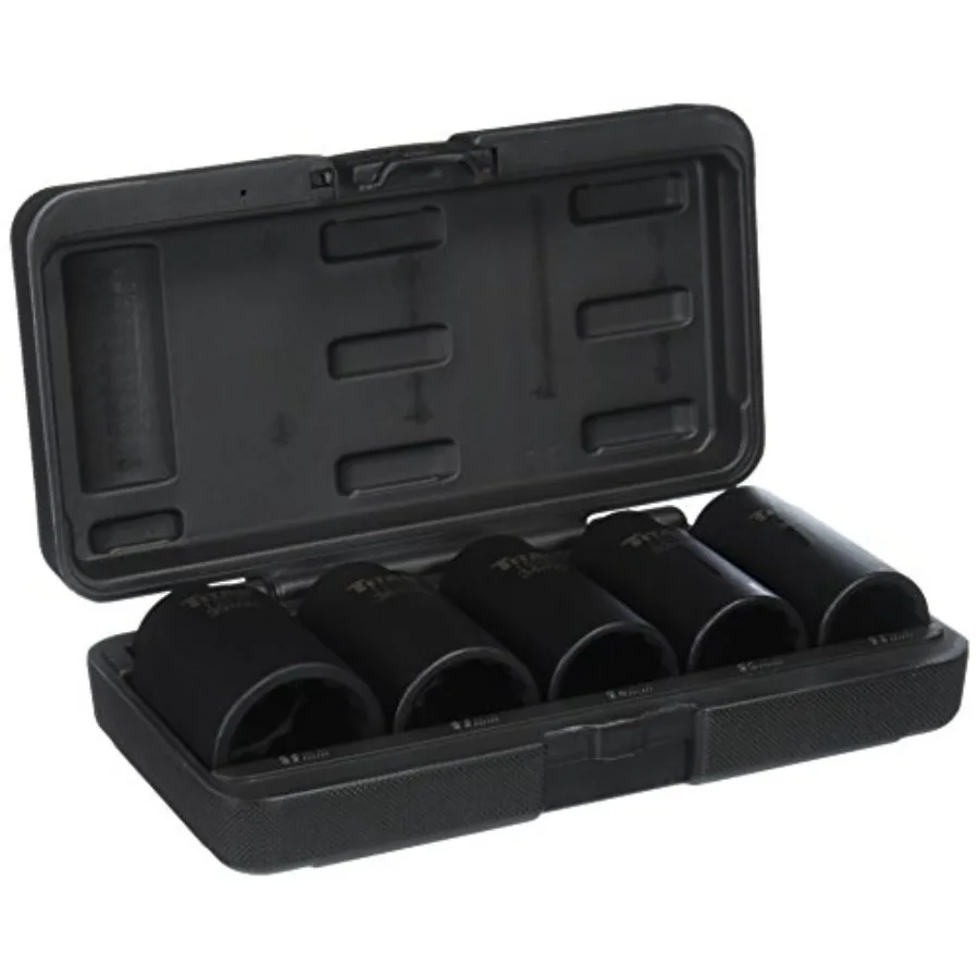 

15345 1/2" Drive 12 Point Axle Nut Socket Set - 5 Pcs 30mm 39mm