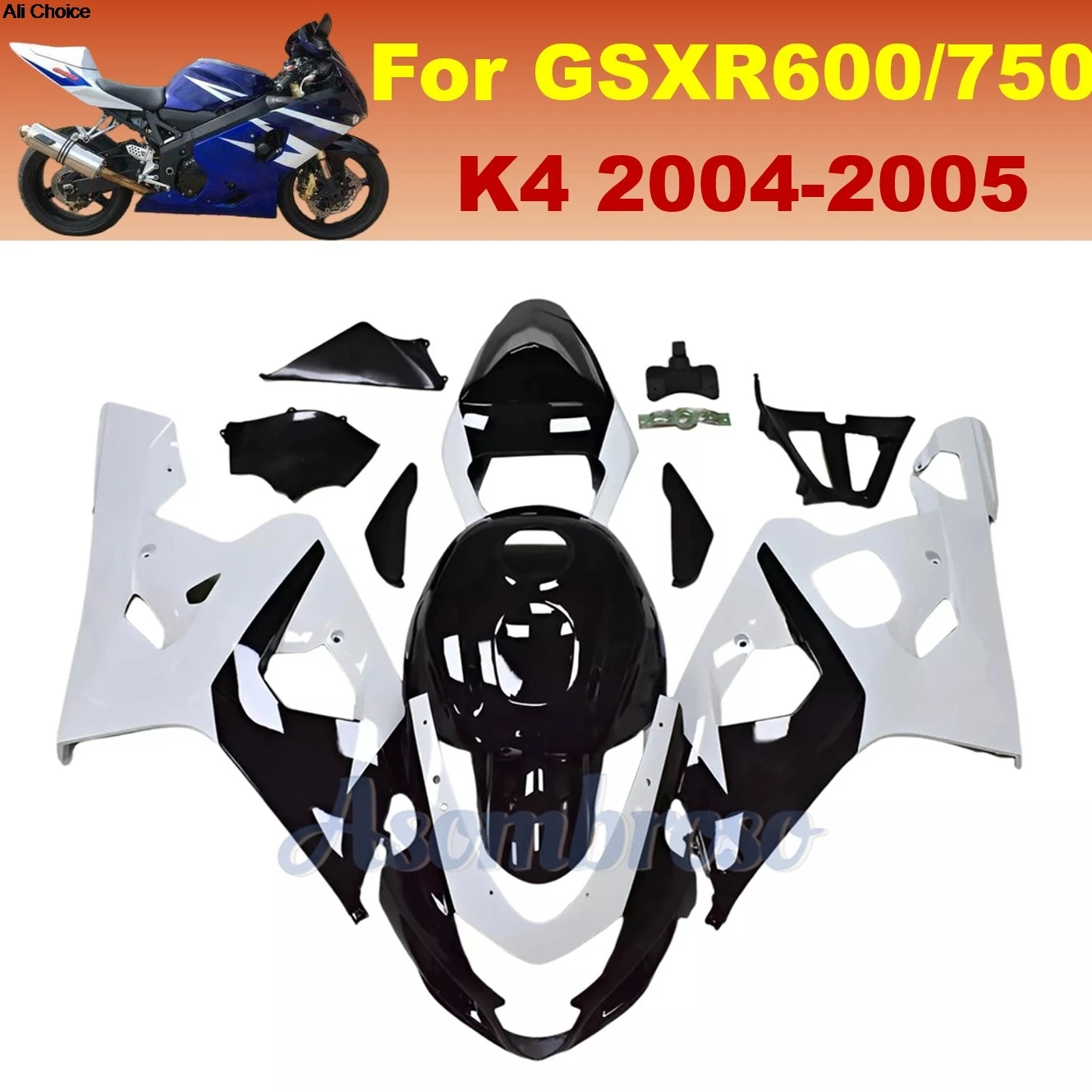 Juego Completo de Carenado para SUZUKI GSXR 600 2004 2005 GSXR 750 K4 GSX-R600 GSX-R750