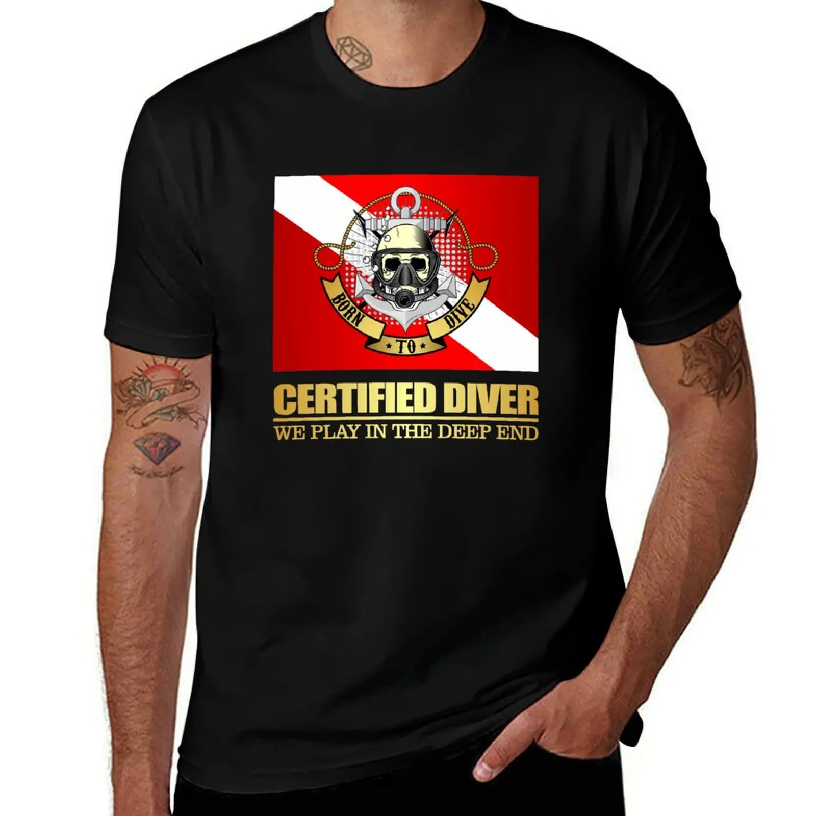 

Certified Diver (BTD) T-Shirt kawaii clothes korean fashion customizeds mens designer t shirt