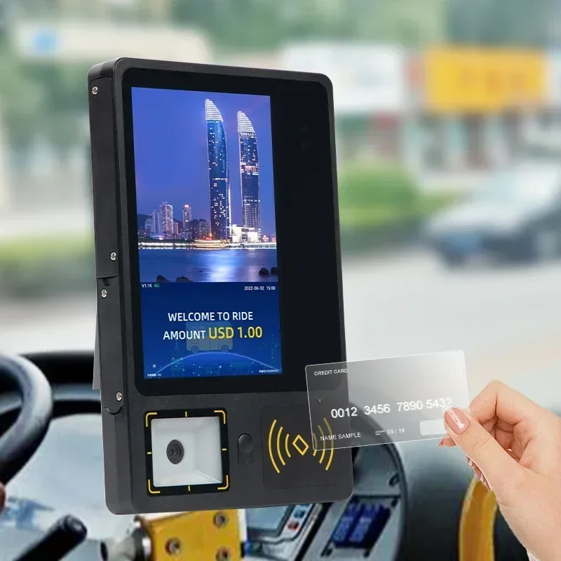 Hot SalesFactory Bus Ticket Machine Automatic Fare Collection System For City Transport Cashless Payment