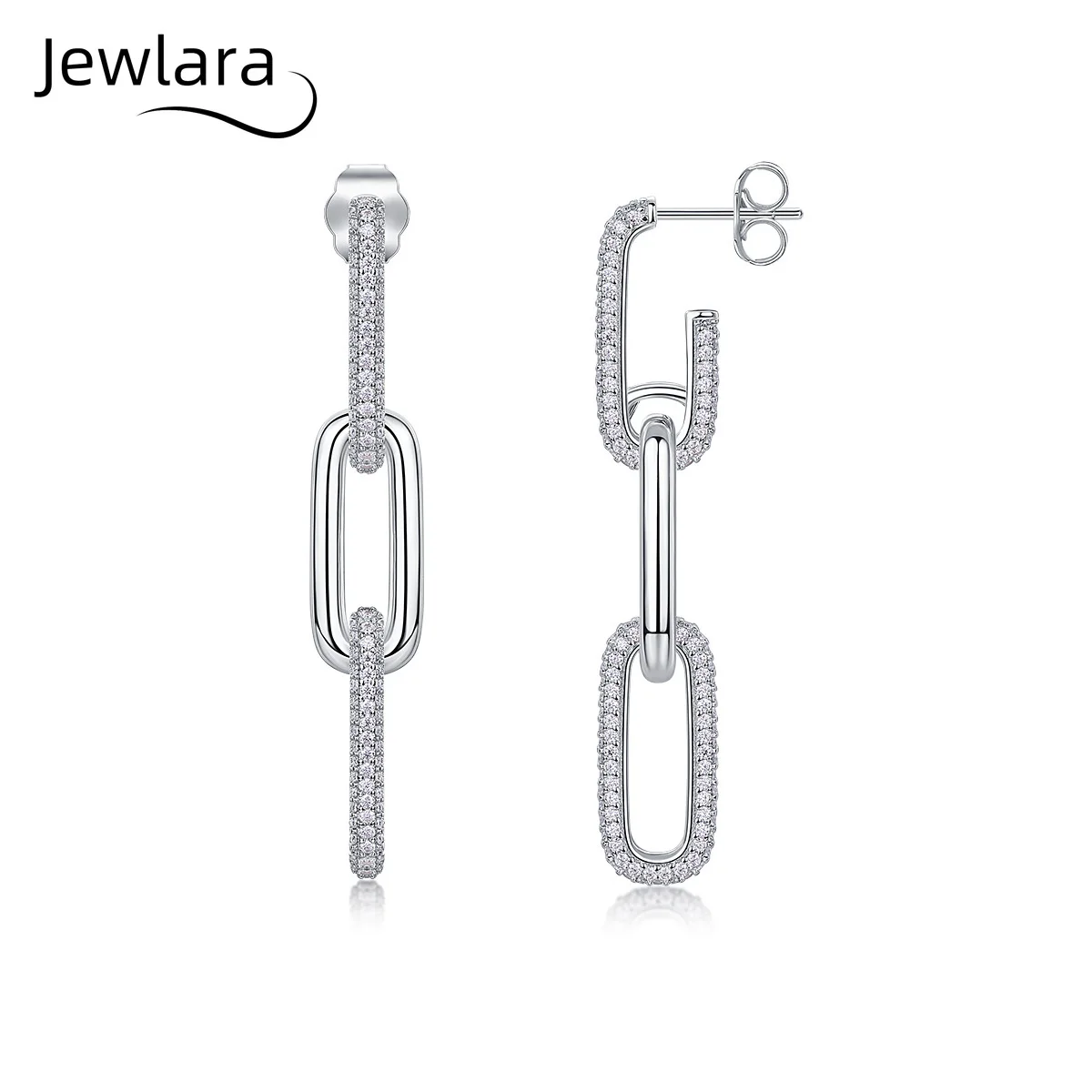 

Серьги Jewlara из серебра 925 пробы с муассанитом 1,1 мм, популярный комплект ювелирных изделий, нелиняющие серьги для женщин