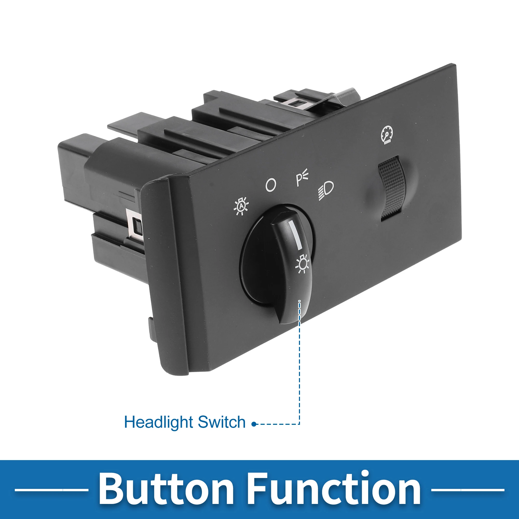 

UXCELL Headlight Switch for Ford F-250 Super Duty 2005-2007 for Ford F-350 Super Duty 2005-2007 Headlamp Dimmer Switch