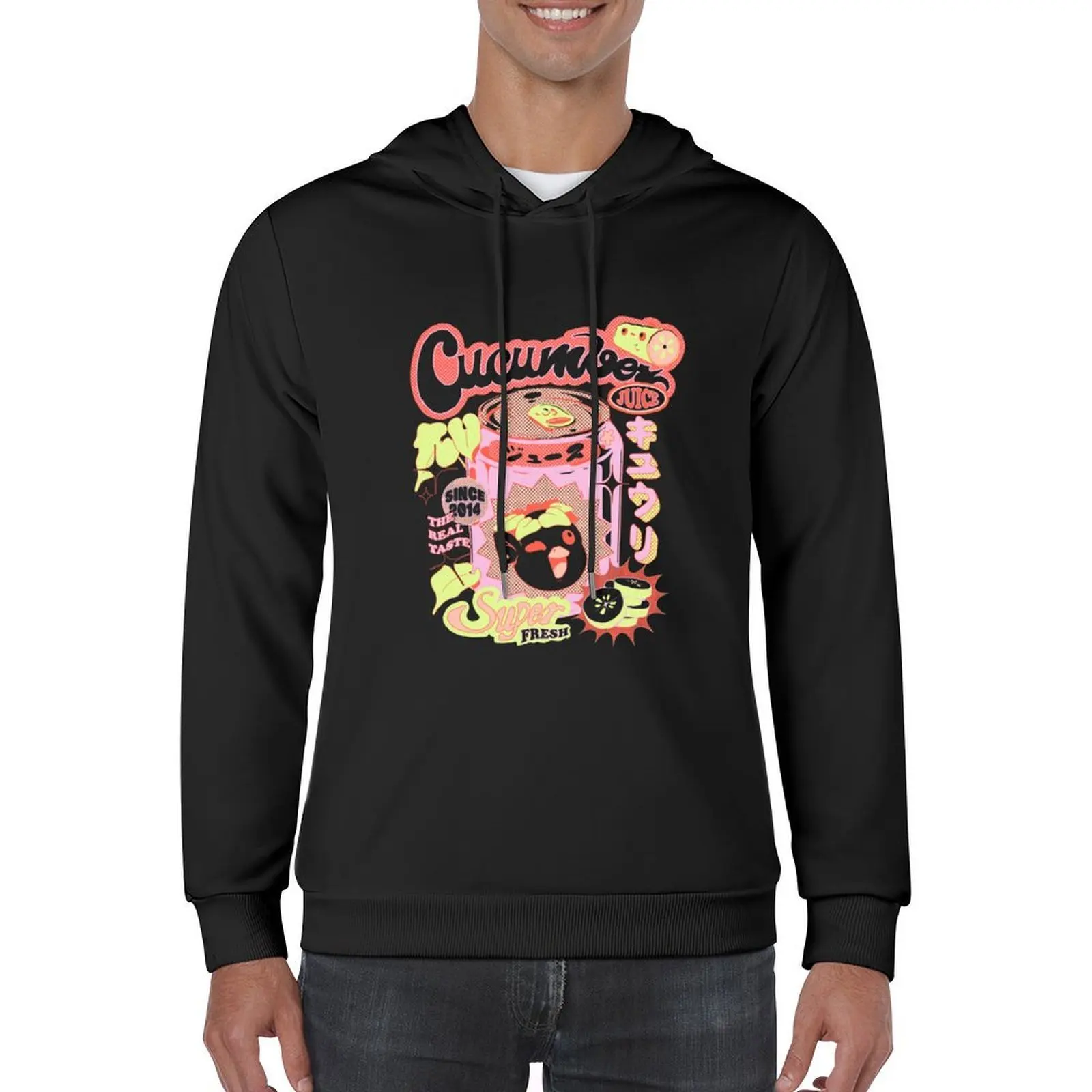 Sudadera con capucha de jugo de pepino, suéter de invierno para hombre, conjunto de sudadera para hombre, camisa con capucha, abrigo para hombre, chándal para hombre