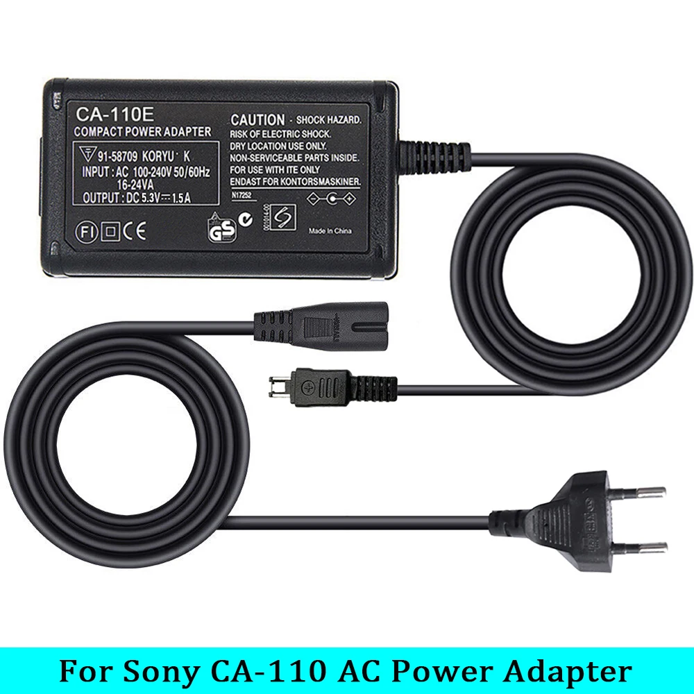 CA-110 AC Power Adapter CA110 Charger for Canon VIXIA HF R20