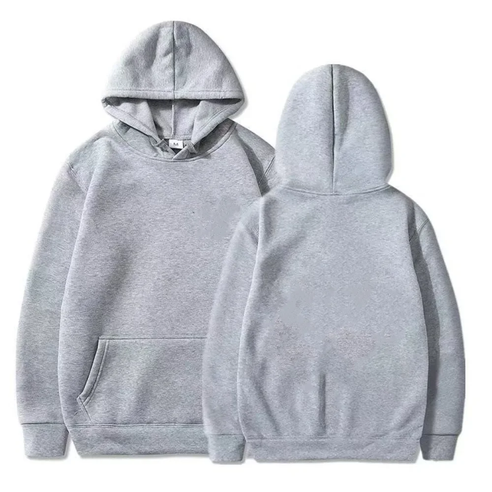 Unisex Fleece Lined Hooded Sweatshirt Oversized Fit for Jogging Travel Trendy Teens Street Style