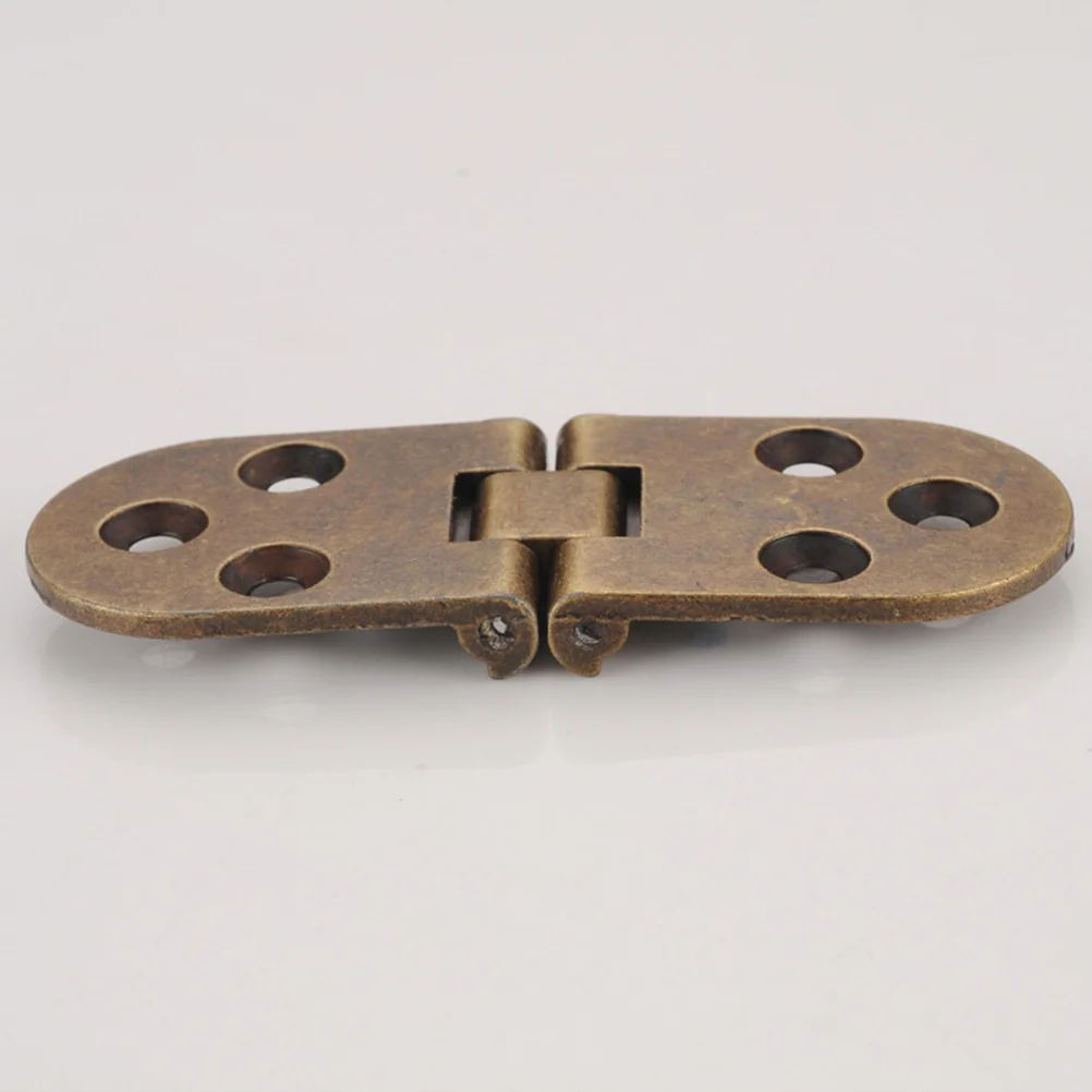 

4Pcs Durable Alloy Metal Hinge Cabinet Wardrobe Turning Furniture Accessories Bronze Metal Hinge