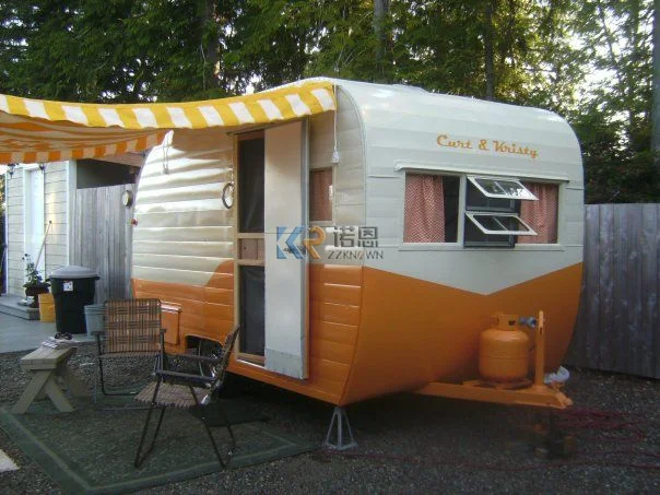 Aangepaste multifunctionele voedselaanhangwagen Koffie Food Truck Pizza Hamburger Camper Winkelwagen