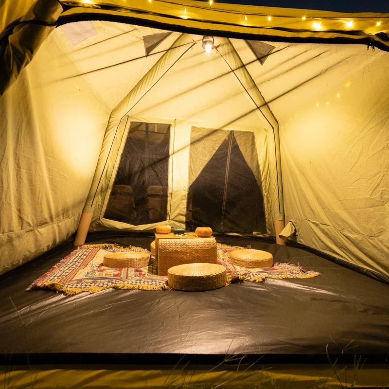 

Luxury Waterproof Inflatable Camping Air Tent Portable Oxford Oxford Fabric For Outdoor Adventures With Families