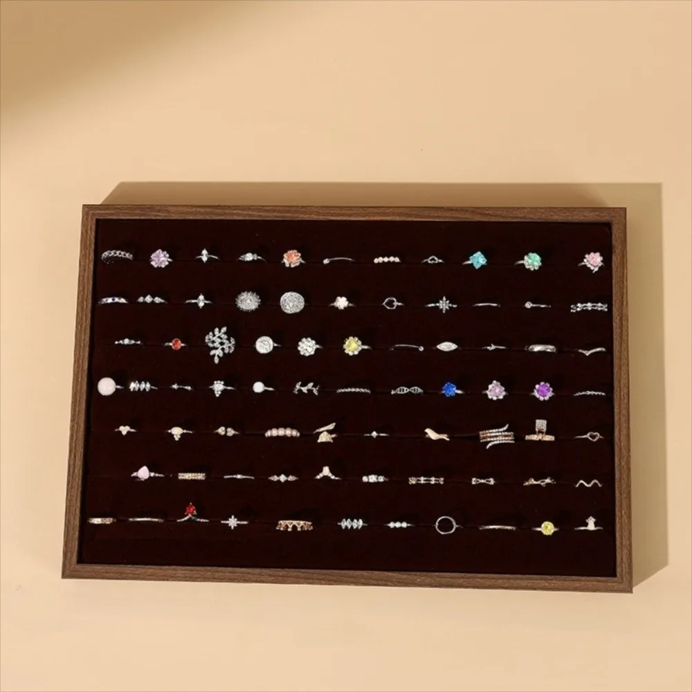 

Штабелируемый лоток для демонстрации ювелирных изделий с плоским дном, несколько отделений, органайзер для хранения браслетов, противоскользящий, износостойкий