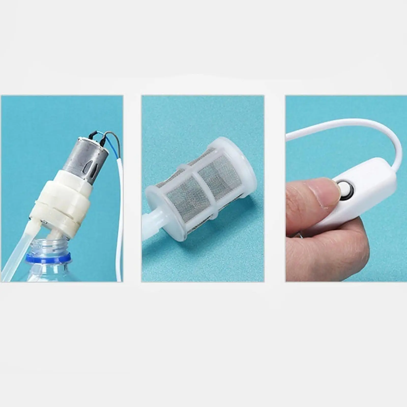 USB Electric Water Pump Self Priming Mini Portable Wine Beer Transfer Pump Kit for DIY Brewing
