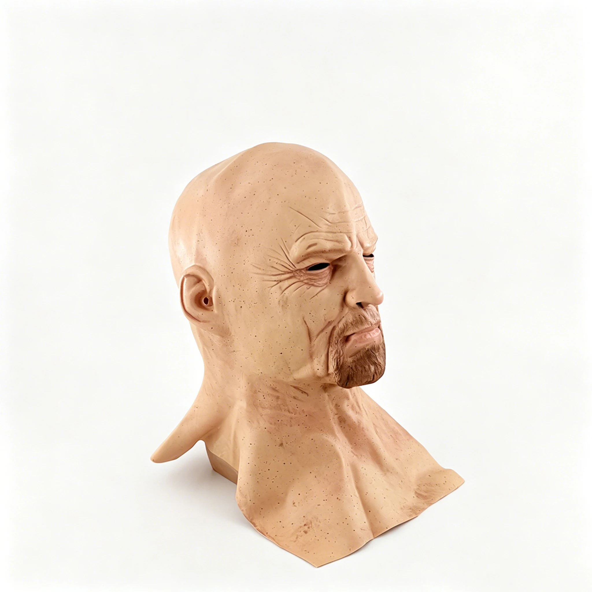 Halloween Walter White Latex Headgear Halloween Realistic Thriller Cosplay Face Human Props Funny Cosplay Breaking Bad Mask
