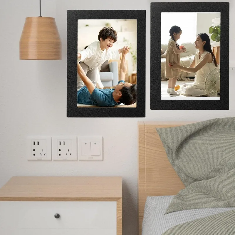 5PCS Reusable Adhesive Photo Frames, Magnetic Display Frames