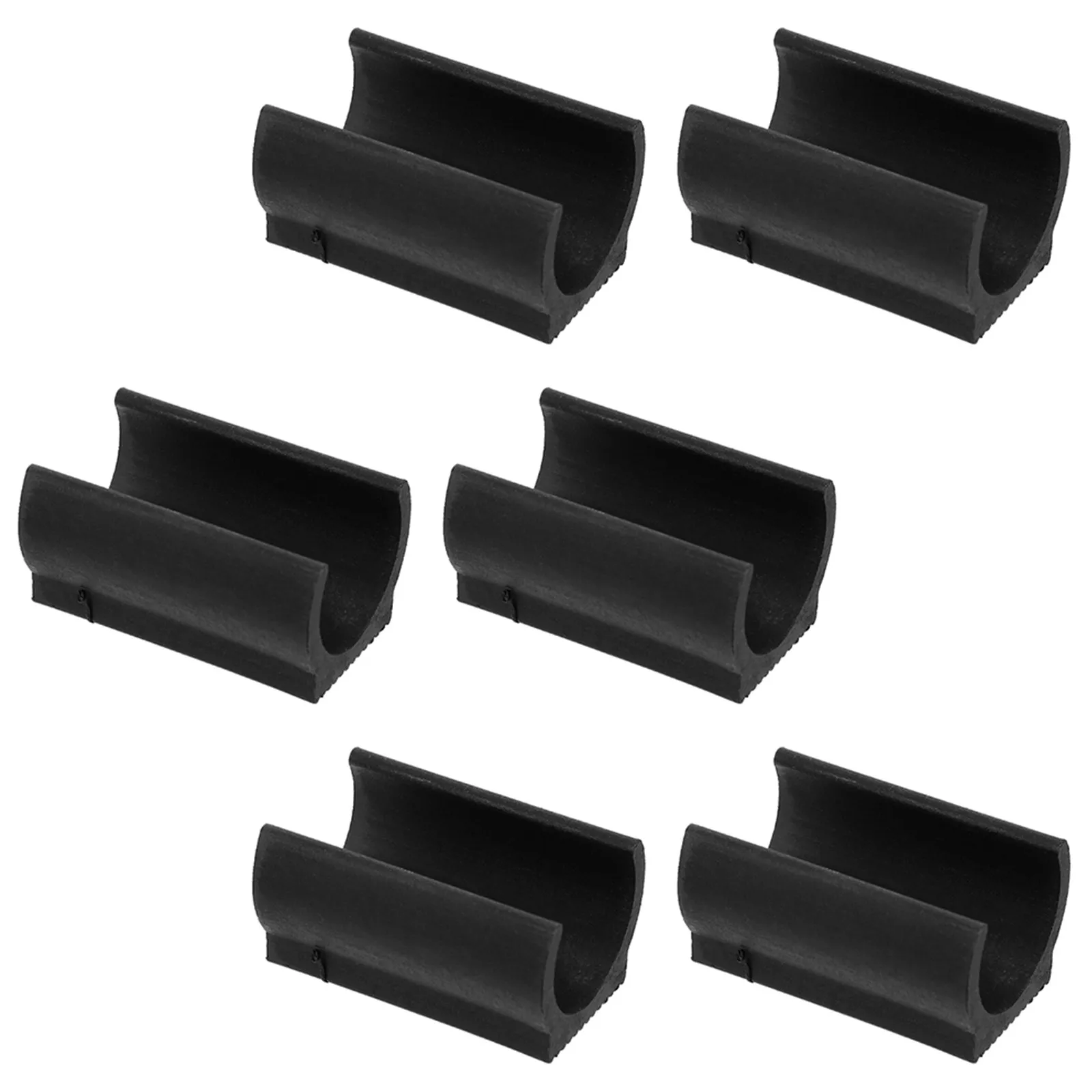 25Pcs Plastic Chair Feet Protector U-Shaped Leg Cover Non-Slip Noise Reduction Floor Pads for Furniture Table Chairs Trampoline