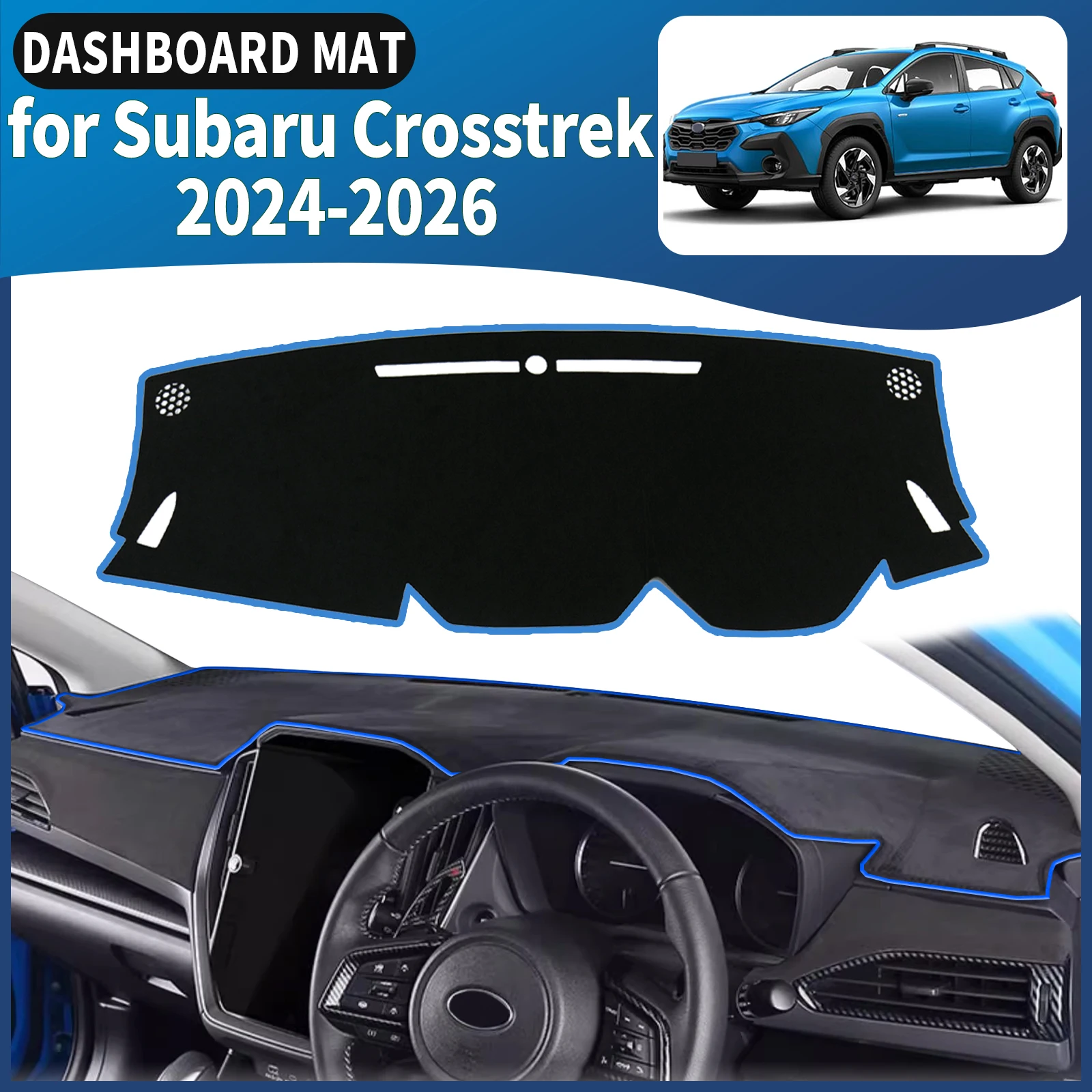 

fit for Subaru Crosstrek 2024 2025 2026 Car Accessories Dashmat Dashboard Cover Pad DashMat Sunshade Protective Carpet