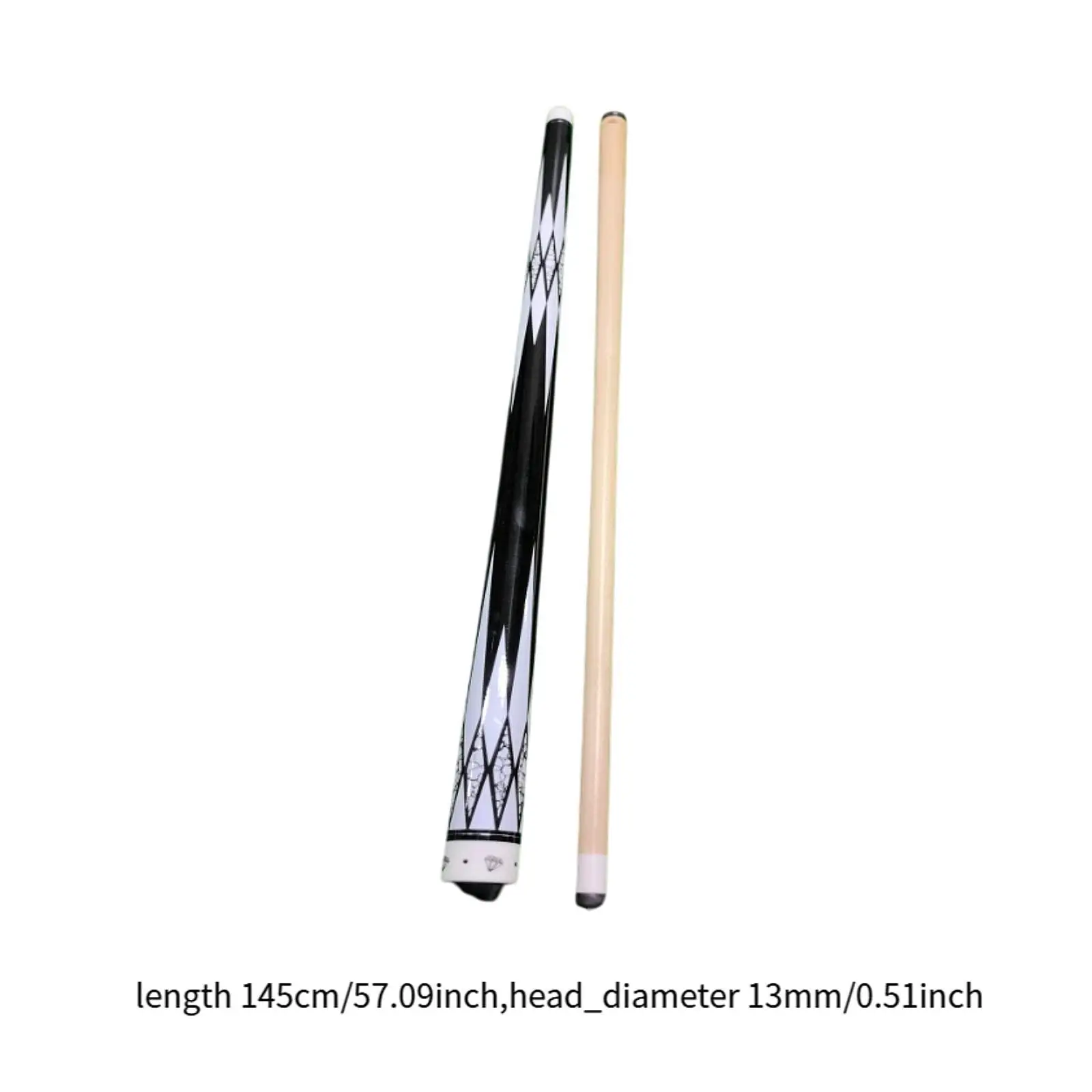 

Pool Cue Stick Beginner Practice Maple Wood 13mm Tip Billiard Stick for Home Club Pool Table Supplies