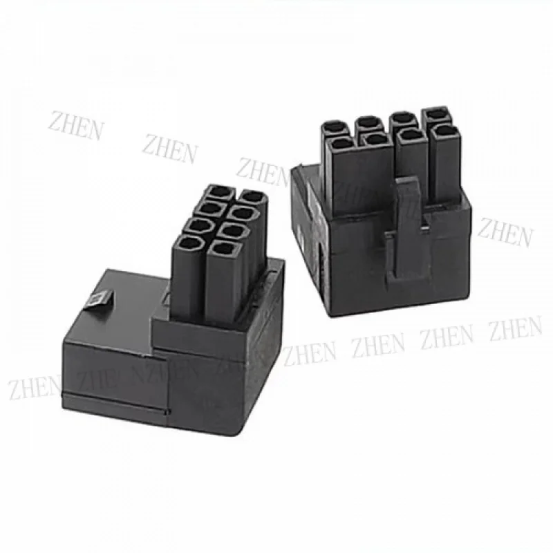 Y Y 8P 90 Degree Angled Power Adapter Steering Connector for Desktop Graphics Card