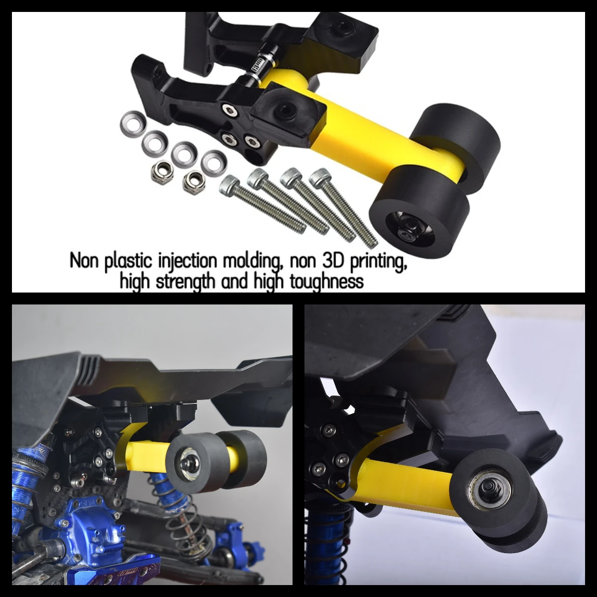

GPM TRAXXAS 1/8 Sledge For Special Material Rear Wing Mount With Wheelie Set