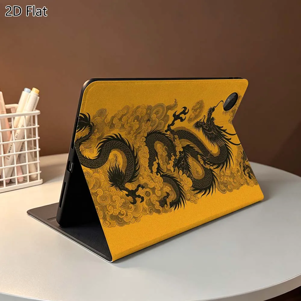Dragon Tiger Snake For Lenovo Xiaoxin Pad Pro Tab K11 K10 Y900 3rd Y700 P11 P12 11.5 12.7 8.8 Inch Tablet Case Gift