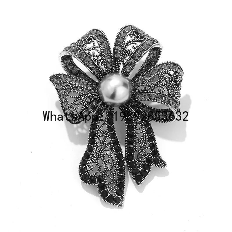 

Brooch high-end women's corsage pin niche retro coat collar pin accessories