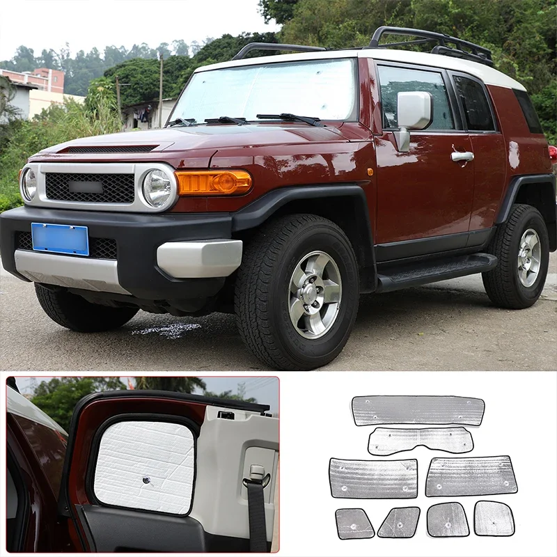 

For 2007-2022 Toyota FJ Cruiser car full-window glass sunshade, rain and snow protection cover, automotive interior accessories