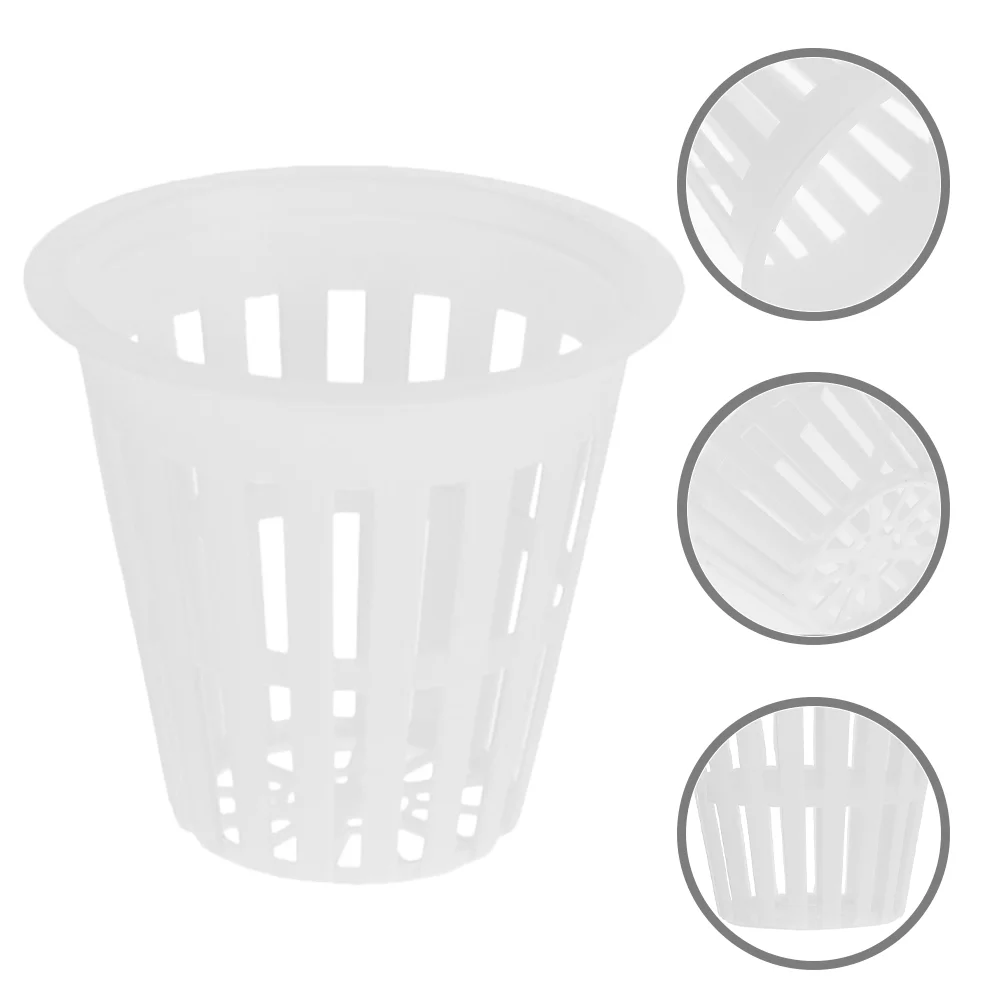 

12 Pcs Hydroponic Growing Blue Planter Pots Baskets Container Hydroponics Net Cup Mesh Kit Planting