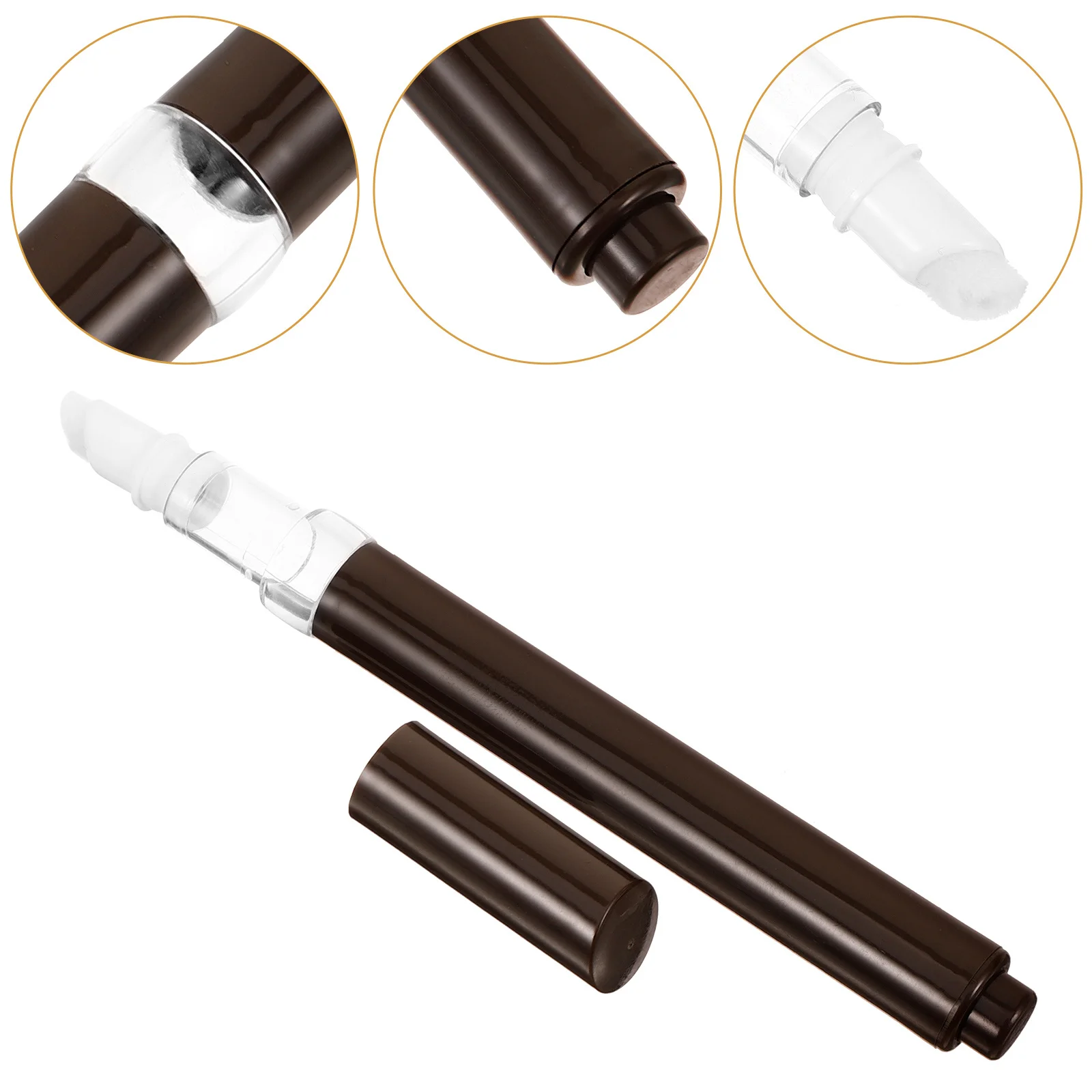 ملمع الشفاه زجاجة طلاء الأظافر فارغة زيت البشرة القلم إعادة الملء 2 مللي فرشاة المحمولة حاوية زيت الأظافر حاويات ملمع الشفاه فارغة