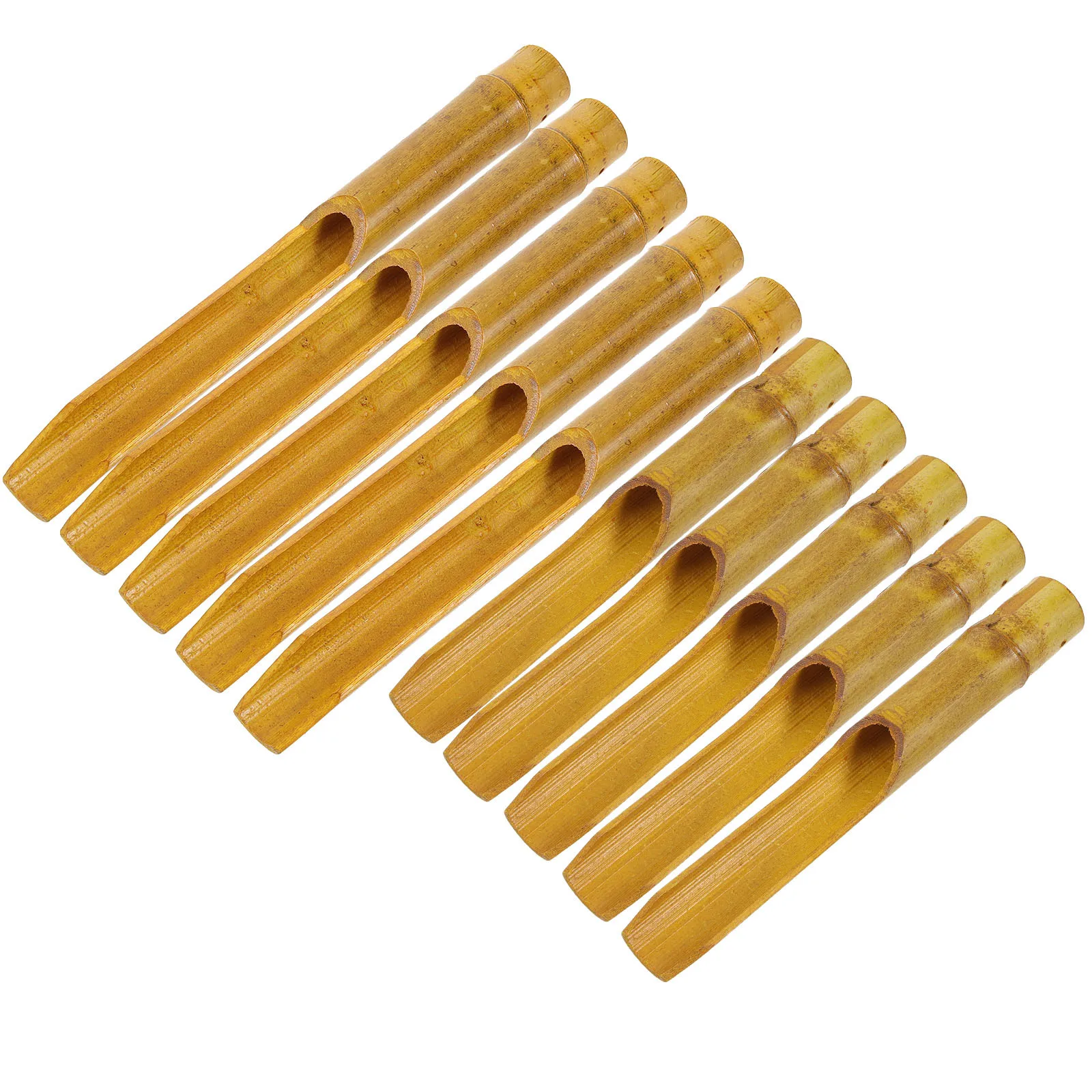 

10Pcs Sturdy Bamboo Wind Chime Tubes DIY Material Relaxing Tones Patio Garden Decor Wind Chime Tubes Bamboo for DIY