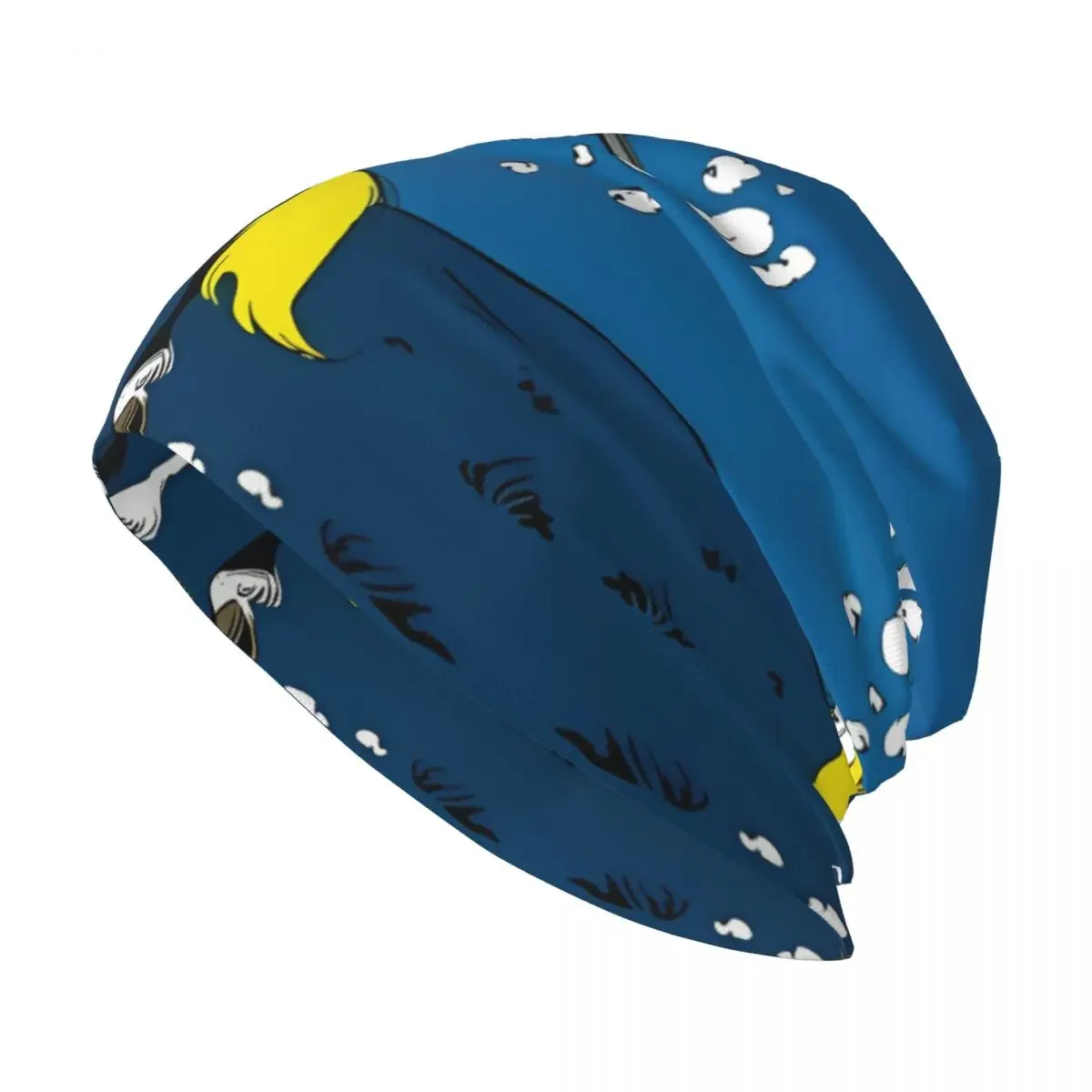 Skullies Beanies Caps LUCKY Cowboy Thin Hat Autumn Spring Bonnet Hats Men Women's Hip Hop Ski Cap image 5