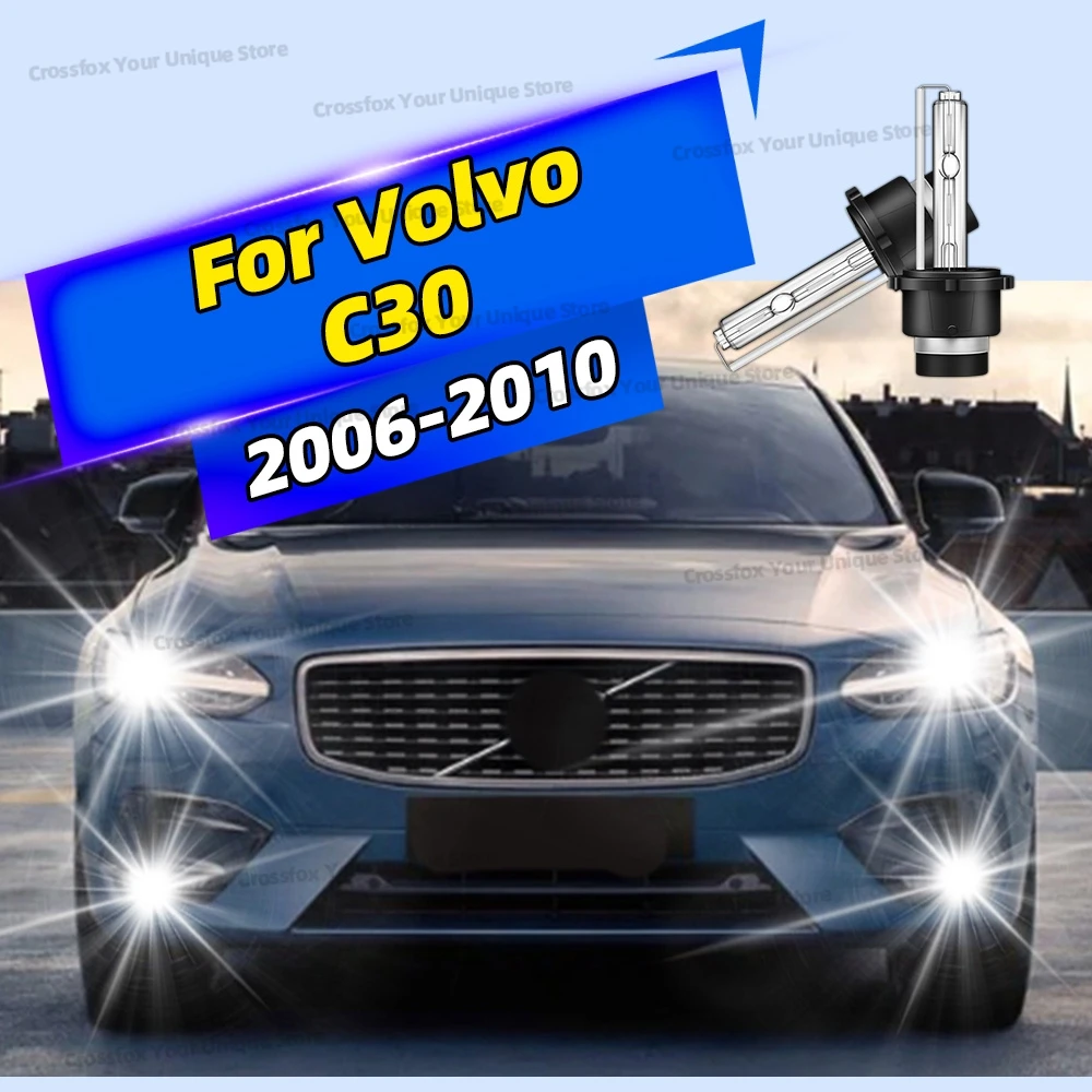 

2 шт. HID ксеноновые автоматические фары для Volvo C30 2006 2007 2008 2009 2010 лампы для фар D2S 6000K 8000K 10000K 35W 12V передние