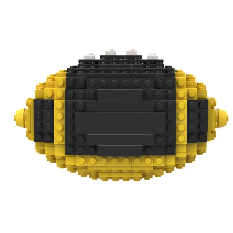 DIY Sports Match Game Ball Construction Set Rugby Athlete Fan Gift Building Bricks Toy