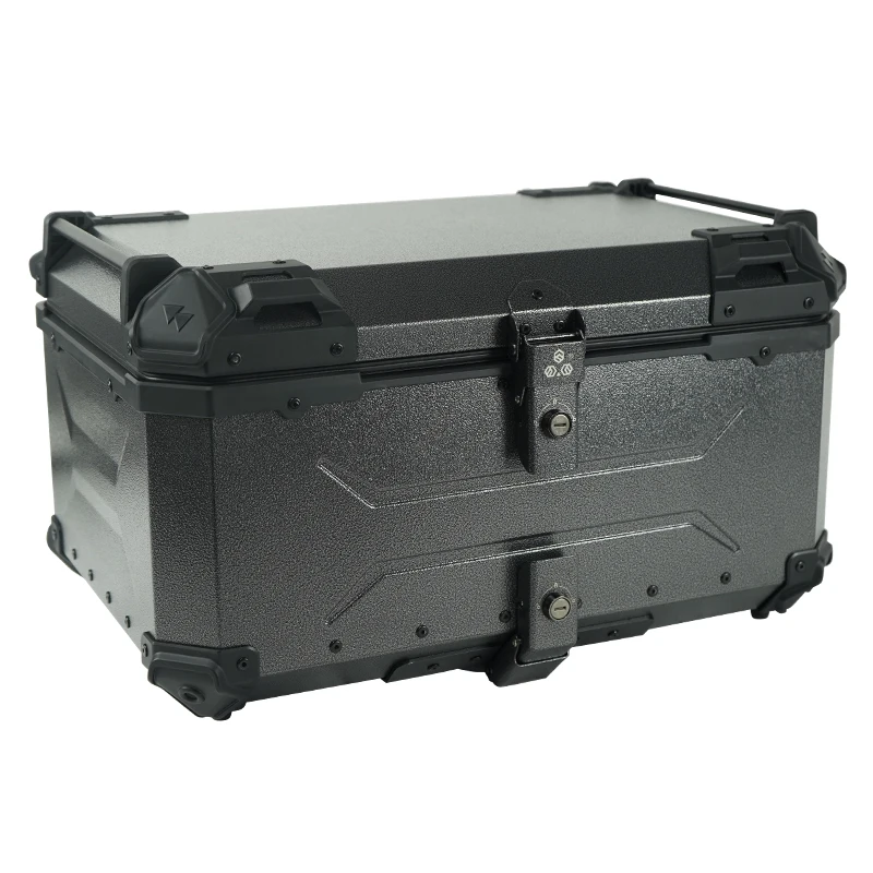 

Factory Hot Selling F2-MOTO 65L Motorcycle Aluminum Alloy Tail Box Suitable for Locomotive Scooter